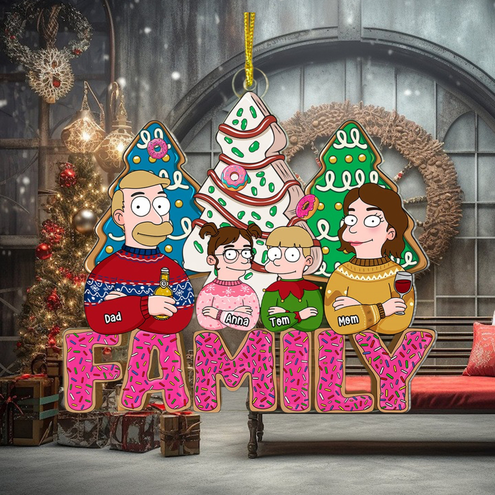 Personalized Gifts For Movie Lover Family Christmas Ornament Personalized Gifts For Movie Lover Family Christmas Ornament