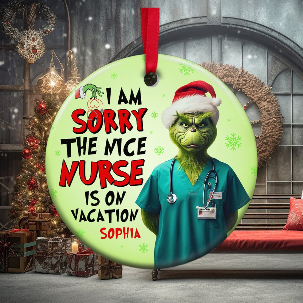 Personalized Gifts For Nurse Ceramic Ornament 05ohqn281024 Personalized Gifts For Nurse Ceramic Ornament 05ohqn281024