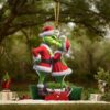 Personalized Gifts For Couple Christmas Ornament Kiss Under The Mistletoe