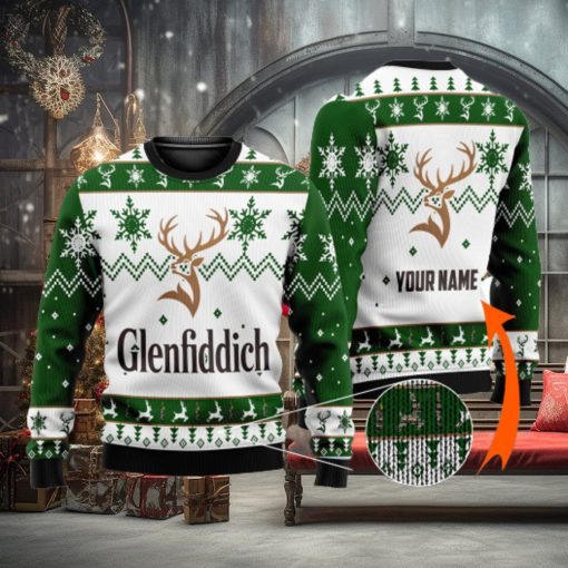 Personalized Glenfiddich Ugly Custom Name Shirt Ugly Gift Christmas 3D Sweater For Men And Women