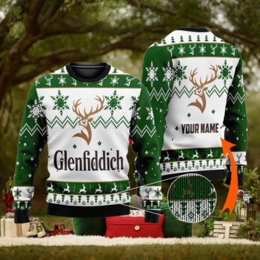 Personalized Glenfiddich Ugly Custom Name Shirt Ugly Gift Christmas 3D Sweater For Men And Women