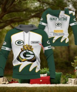 Personalized God First Packers NFL All Over Printed Hoodie