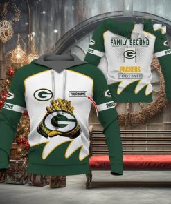Personalized God First Packers NFL All Over Printed Hoodie