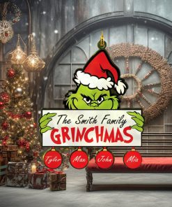 Personalized Grinch Ornament Grinchmas Ornament Grinch