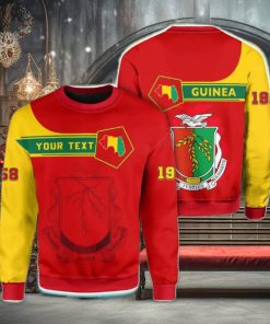 Personalized Guinea Red 3D Sweater Community Logo Funny Gift For Men And Women Christmas Holiday
