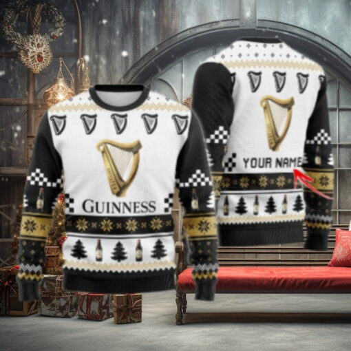 Personalized Guinness Beer Classic Ugly Christmas Sweater