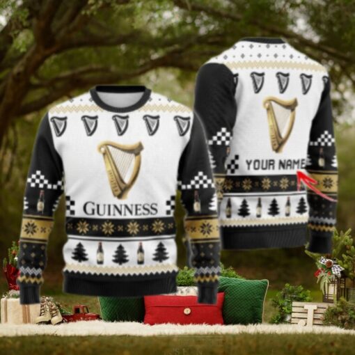 Personalized Guinness Beer Classic Ugly Christmas Sweater