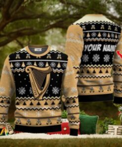 Personalized Guinness Beer Holiday Cheer Ugly Sweater