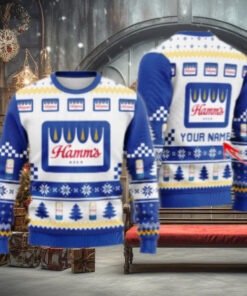 Personalized Hamm's Beer Classic Ugly Christmas Sweater