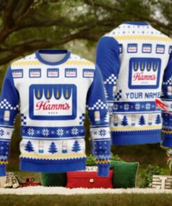 Personalized Hamm's Beer Classic Ugly Christmas Sweater