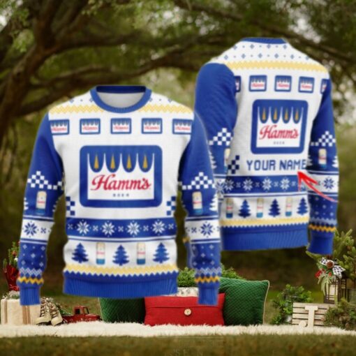 Personalized Hamm’s Beer Classic Ugly Christmas Sweater