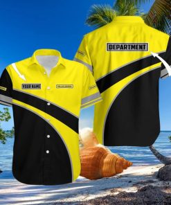 Personalized Hawaiian Shirt Dollar General Logo Yellow And Black Trending Summer Gift For Men And Women