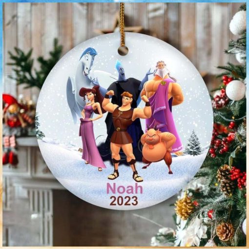 Personalized Hercules Christmas Ornament, Kid 2023 Ornament