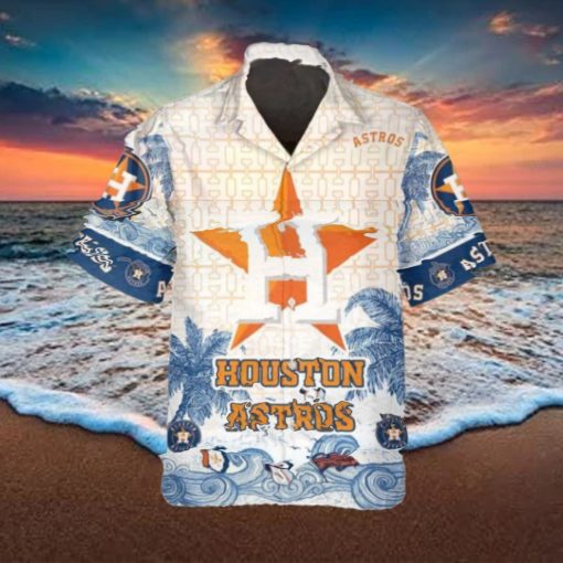 Personalized Houston Astros Hawaiian Shirt, Houston Astros Aloha Shirt, MLB Hawaiian Shirt