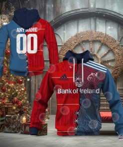 Personalized IRFU Munster Rugby Mix Hoodie