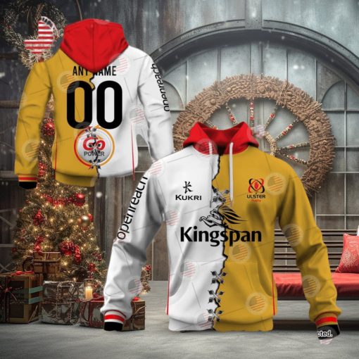 Personalized IRFU Ulster Rugby Mix Hoodie