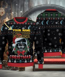 Personalized I’m Your Father Darth Vader Ugly Christmas Sweater