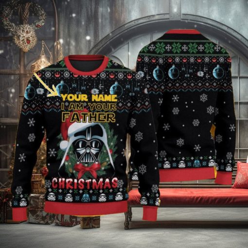 Personalized I’m Your Father Darth Vader Ugly Christmas Sweater