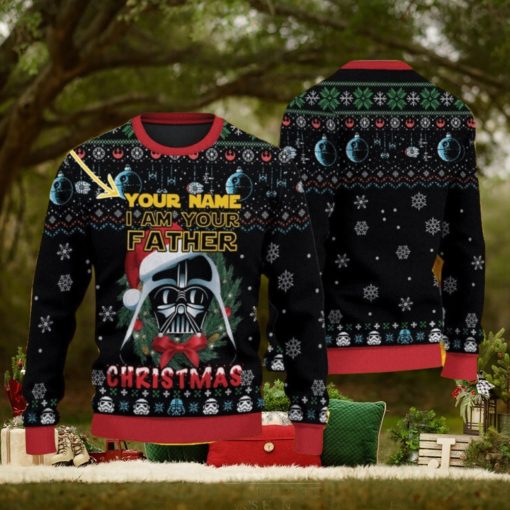 Personalized I’m Your Father Darth Vader Ugly Christmas Sweater