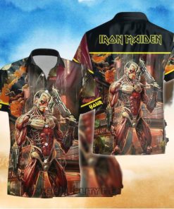 Personalized Iron Maiden Somewhere in Time Hawaiian Shirt