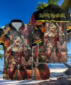 Personalized Iron Maiden Somewhere in Time Hawaiian Shirt