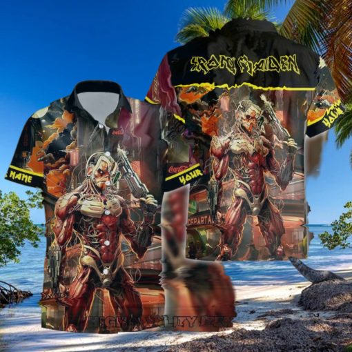 Personalized Iron Maiden Somewhere in Time Hawaiian Shirt