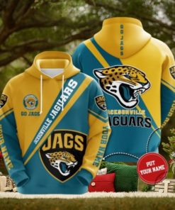 Personalized Jacksonville Jaguars No883 Custom Hoodie 3D All Over Print Sweatshirt Tshirt Football Gift