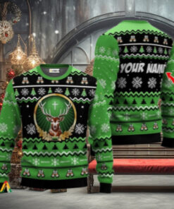 Personalized Jagermeister Holiday Cheer Ugly Sweater