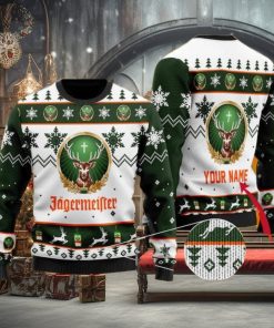 Personalized Jagermeister Ugly Christmas Sweater