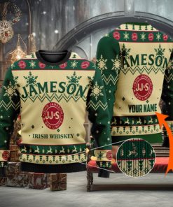 Personalized Jameson Irish Whiskey Ugly Custom Ugly Gift Christmas 3D Sweater For Men And Women