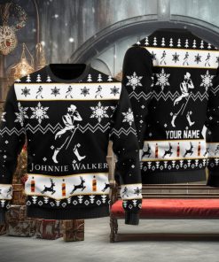 Personalized Johnnie Walker Ugly Christmas Sweater