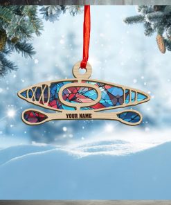 Personalized Kayak Suncatcher Ornament