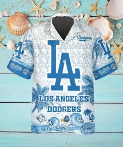 Personalized Los Angeles Dodgers Hawaiian Shirt, Dodgers Aloha Shirt, MLB Hawaiian Shirt