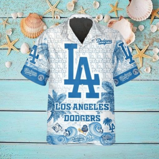 Personalized Los Angeles Dodgers Hawaiian Shirt, Dodgers Aloha Shirt, MLB Hawaiian Shirt