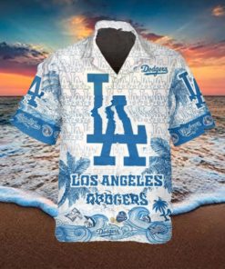 Personalized Los Angeles Dodgers Hawaiian Shirt, Dodgers Aloha Shirt, MLB Hawaiian Shirt