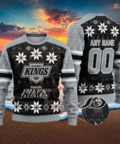 Personalized Los Angeles Kings Ugly Sweater For Christmas