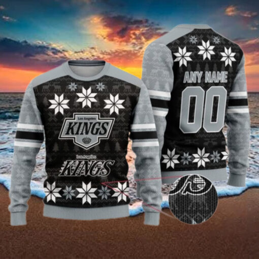Personalized Los Angeles Kings Ugly Sweater For Christmas