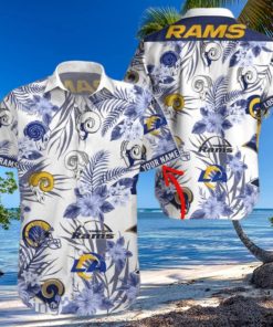 Los Angeles Rams NFL Custom Name Hawaiian Shirt For Men And Women