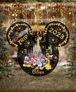 Personalized Magic Kingdom Ornament, First Disney Trip Ornament, Disneyland Trip Ornament, Disney Castle Ornament, Christmas Tree Ornament