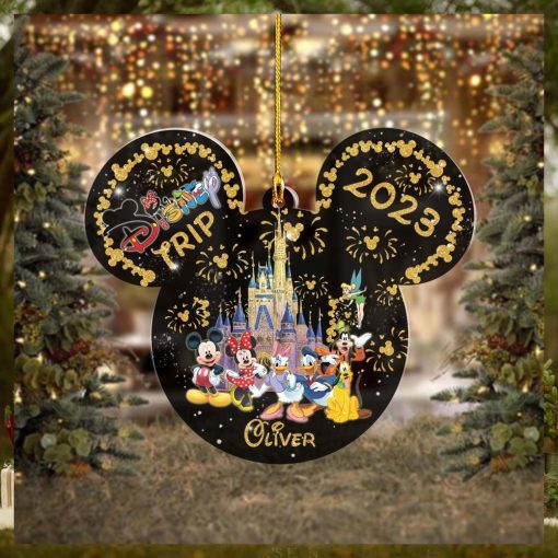 Personalized Magic Kingdom Ornament, First Disney Trip Ornament, Disneyland Trip Ornament, Disney Castle Ornament, Christmas Tree Ornament