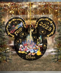 Personalized Magic Kingdom Ornament, First Disney Trip Ornament, Disneyland Trip Ornament, Disney Castle Ornament, Christmas Tree Ornament