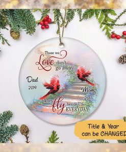Personalized Memorial   Title and Year Can Be Change Ornament