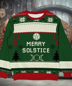 Personalized Merry Yule Witch Wicca Christmas Ugly Sweater
