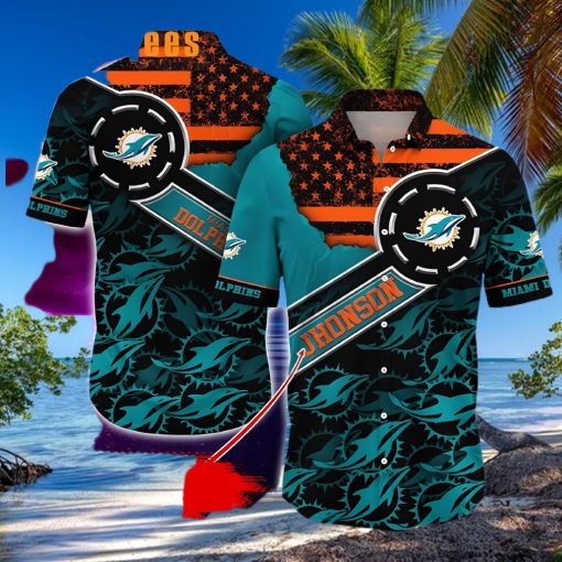 Personalized Miami Dolphins Hawaiian Shirt rem