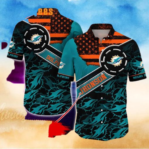 Personalized Miami Dolphins Hawaiian Shirt rem