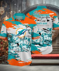 Personalized Miami Dolphins NFL Hawaiian Shirt