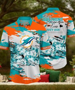 Personalized Miami Dolphins NFL Hawaiian Shirt