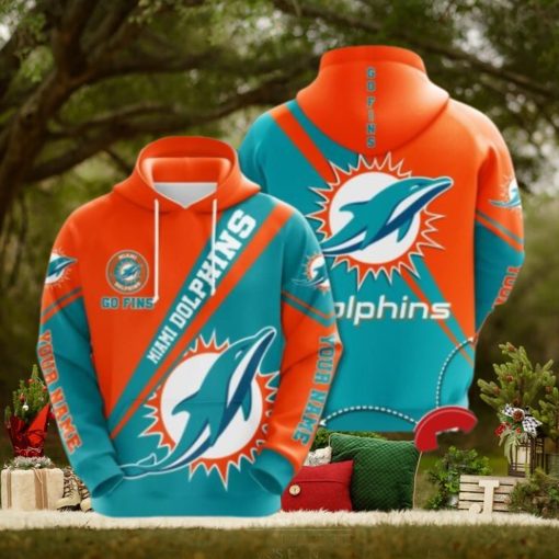 Personalized Miami Dolphins No1150 Custom Hoodie 3D Sweathoodie, sweater, longsleeve, shirt v-neck, t-shirt Thoodie, sweater, longsleeve, shirt v-neck, t-shirt Football Gift