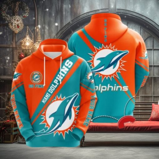 Personalized Miami Dolphins No1150 Custom Hoodie 3D Sweathoodie, sweater, longsleeve, shirt v-neck, t-shirt Thoodie, sweater, longsleeve, shirt v-neck, t-shirt Football Gift