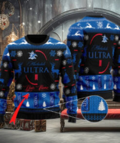 Personalized Michelob Ultra Christmas Ugly Sweater